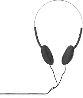 Nedis Bedrade On-ear Koptelefoon - 3,5 mm - Kabellengte: 1.20 m - Zwart