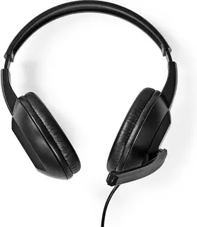 Nedis PC-Headset - Over-Ear - Stereo - USB Type-A / USB Type-C - Opvouwbare microfoon - Zwart