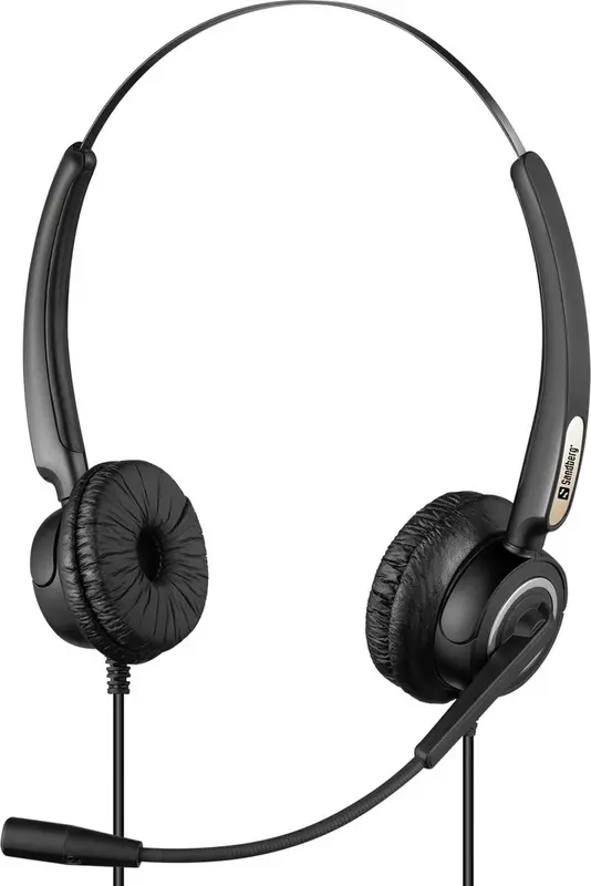 Sandberg USB Office Headset Pro Stereo Zwart