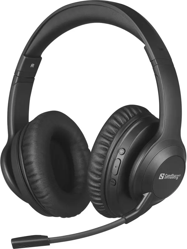 Sandberg 126-45 hoofdtelefoon/headset Draadloos Hoofdband Muziek/Voor elke dag Bluetooth Zwart