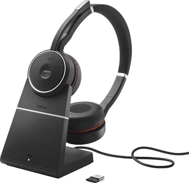 Jabra Evolve 75 Microsoft Teams met oplaadstandaard Zwart