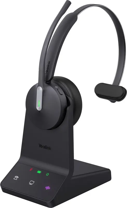 Yealink WH64 UC met basisstation Mono Zwart