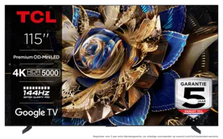 TCL 115X955 - Ultra HD 4K - Mini-led-tv - 115 inch - 2024