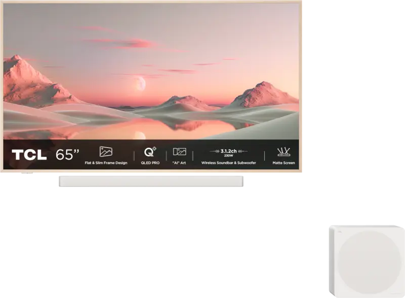 TCL 65A300 PRO NXTVision - Ultra HD 4K - QLED-tv - 65 inch - 2024