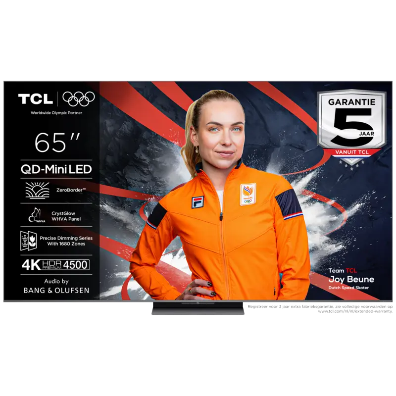 TCL 65C8K - Ultra HD 4K - Mini-led-tv - 65 inch - 2025