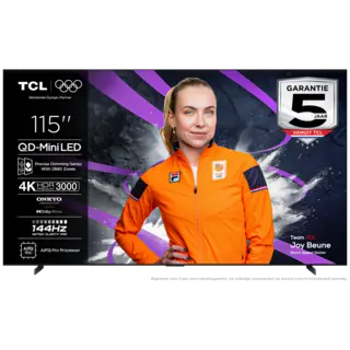 TCL 115C7K - Ultra HD 4K - Mini-led-tv - 115 inch - 2025