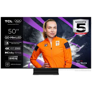 TCL 50C7K - Ultra HD 4K - Mini-led-tv - 50 inch - 2025
