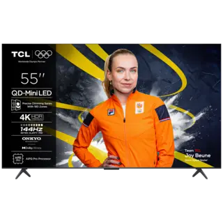 TCL 55C6K - Ultra HD 4K - Mini-led-tv - 55 inch - 2025