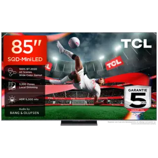 TCL 85C8L SQD-Mini-led - Ultra HD 4K - Mini-led-tv - 85 inch - 2026