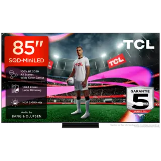 TCL 85C7L SQD-Mini-led - Ultra HD 4K - Mini-led-tv - 85 inch - 2026