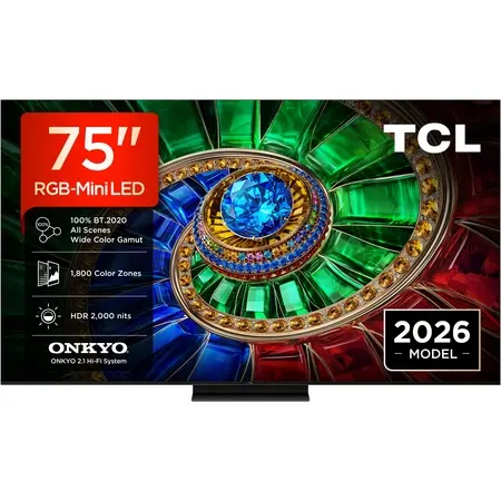 TCL 75RM7L RGB Mini LED 4K Smart TV (2026)