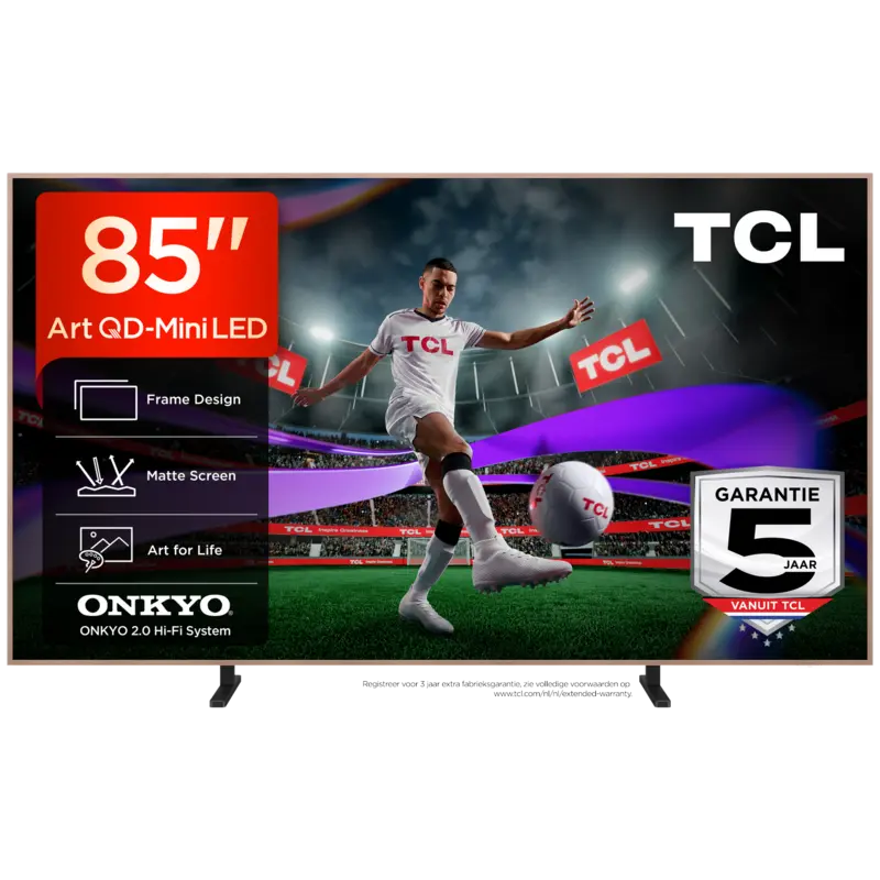 TCL 85A400 Pro QD-Mini-led - Ultra HD 4K - Mini-led-tv - 85 inch - 2026
