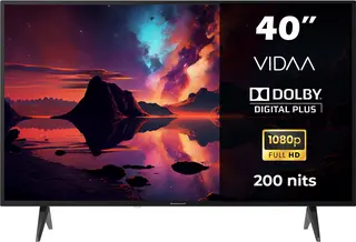 Horizon Diamant 40HL4330F/C Smart TV 40 Inch – Full HD LED –VIDAA – Zeer Smal Design – Dolby Digital Plus – 2024