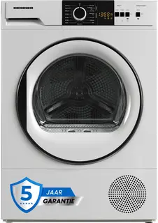 Heinner Warmtepompdroger - 7 KG - Wasdroger - 15 Programma's - LED display - Wit