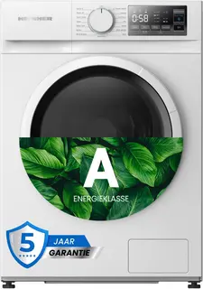Heinner HWM-M714IVSMNA+++ Smalle Wasmachine 7 kg – 15 Programma’s Met Stoomfunctie – 1400 tpm – Energieklasse A – LED Display – Wit – 5 Jaar Garantie