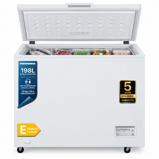 Heinner HCF-200CNHE++ Vrieskist – 198 L – Inverter Compressor – Convertible (Vriezer/Koelkast) – Waterbestendig LED-display – Wit – 5 Jaar Garantie