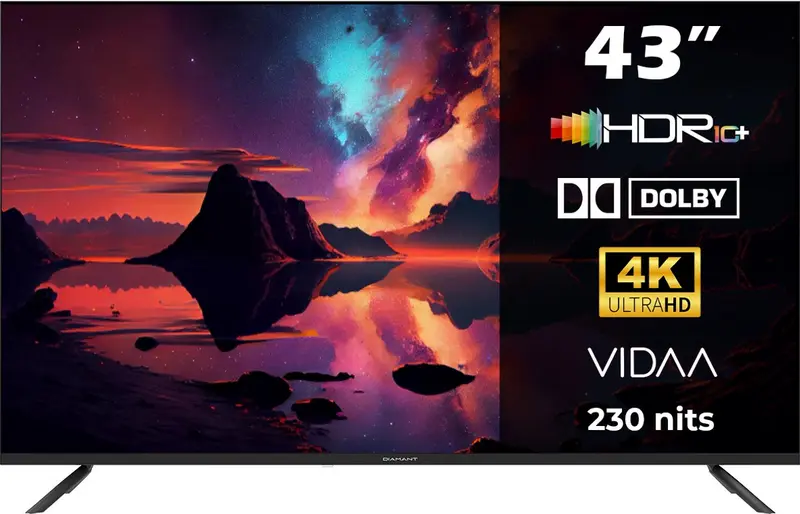 Horizon Diamant 43HL5530U/C Smart TV 43 Inch – 4K Ultra HD LED – 2024