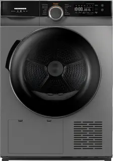 Heinner Warmtepompdroger - 9 KG - Wasdroger - 14 Programma's - Antikreukfunctie - LED display - Trommelverlichting - Antraciet