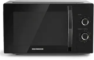 Heinner Magnetron 25L – 800W – 5 Vermogensniveaus – Ontdooifunctie – Draaiknop & Timer – Zwart