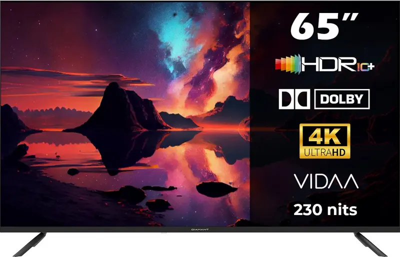 Horizon Diamant 65HL5530U/C Smart TV 65 Inch – VIDAA – 4K Ultra HD Direct LED – 2024