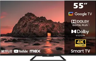 Horizon 55HQ8590U/D Google TV 55 Inch – 4K Ultra HD QLED – WiFi – Voice Assistant – 2024