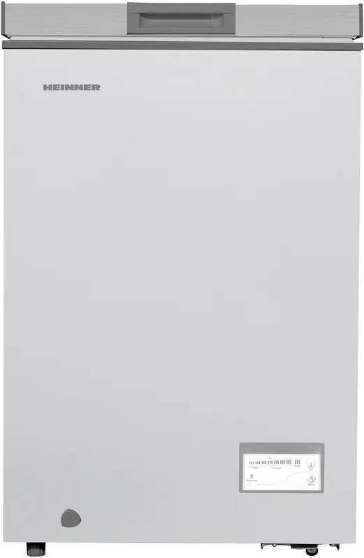Heinner HCF-HM100CSE++ Vrieskist – 98 L – Convertible (Vriezer/Koelkast) – Snelvriesfunctie – Waterbestendig Display – Zilver – 5 Jaar Garantie