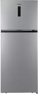 Heinner HF-HM415NFSE++ Koel-vriescombinatie 415 L – Full No Frost – Inverter – Elektronische Bediening met Touch Display – Powercoolfunctie – Zilver – 5 Jaar Garantie