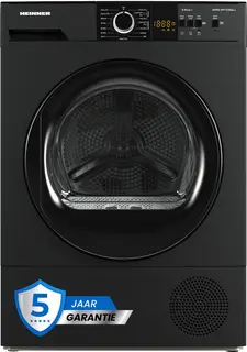 Heinner - Warmtepompdroger - 9 KG - 15 Programma’s - LED Display - Trommelverlichting - Zilver
