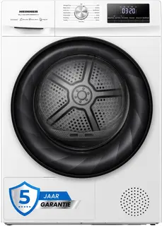 Heinner HHPD-HMY80IVFC+++ Warmtepompdroger 8 kg – Inverter Motor – 15 Programma’s met Anti-kreuk – Digitaal Display – Wit – 5 Jaar Garantie