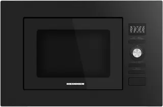 Heinner Inbouw Magnetron – 20 L – 800 W – 1000 W Grill – 5 Vermogensniveaus – Ontdooifunctie – LED-display – 95 Min Maximale Kooktijd – Zwart