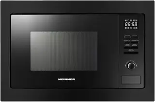Heinner Inbouw Magnetron – 25 L – 900 W – 1000 W Grill – 5 Vermogensniveaus – Ontdooifunctie – 95 Min Maximale Kooktijd – Digitale Bediening – Zwart