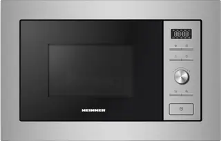 Heinner Inbouw Magnetron – 28 L – 900 W – 1000 W Grill – 5 Vermogensniveaus – Ontdooifunctie – 21 Automatische Programma’s – Digitale Bediening – RVS