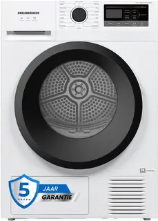 Heinner HHPD-M7N13PBKE++ Warmtepompdroger 7 kg – 16 Programma’s – Anti-Kreuk & Vochtigheidssensor – LED Display – Wit – 5 Jaar Garantie