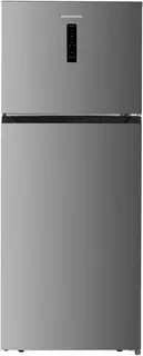 Heinner HF-HM415NFINVSD Koel-vriescombinatie 415 L – Full No Frost – Inverter – Elektronische Bediening met Touch Display – Superkoelfunctie – Zilver – 5 Jaar Garantie