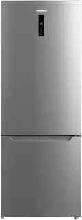 Heinner HCNF-M435INVHXE++ Koel-vriescombinatie RVS 435 L – No Frost – Vrijstaand – LED-display met Supervriezen & Superkoelen – Omkeerbare Deuren – 5 Jaar Garantie