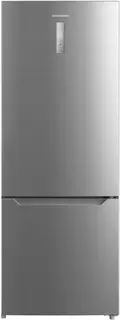 Heinner HCNF-M435INVXE++ Koel-vriescombinatie RVS 435 L – No Frost – Vrijstaand – LED-display met Supervriezen & Superkoelen – Omkeerbare Deuren – 5 Jaar Garantie