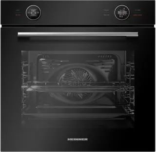 Heinner HBO-M7210GCDRC-GBK Inbouw Oven 60 cm – Elektrisch – 72 L – Energieklasse A+ – Heteluchtfunctie – Touchdisplay – Ontdooifunctie – Zwart Glas– 5 Jaar Garantie