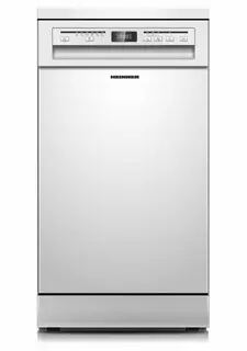 Heinner HDW-FSM45609DWE++ Vrijstaand Vaatwasser – 9 Couverts – 6 Programma’s – Digitaal Display – Halve Belading – Extra Drogen – Startuitstel – AquaStop – Kinderslot – 45 cm – Wit – 5 Jaar Garantie