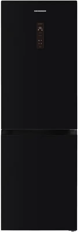 Heinner HCNF-HM400DINVGBKE++ Koel-vriescombinatie – 400 L – No Frost – Dual Inverter Technologie – Touchbediening met LED-display – Super Freeze – Holiday-functie – Chillercompartiment – Open-deur Alarm – Zwart Glas – 5 Jaar Garantie