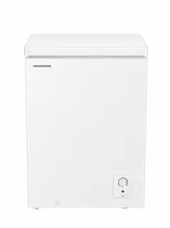 Heinner HCF-HS97E++ Vrieskist – 97 L – Energieklasse E – Geschikt tot -15°C Omgevingstemperatuur – Instelbare Thermostaat – Draadmand – Geïntegreerde Handgreep – Vriescapaciteit 4,4 kg/24u – Wit – 5 Jaar Garantie
