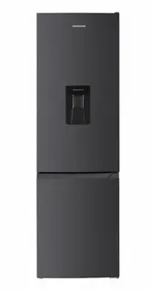 Heinner HC-HM313INVDGWDD Koel-vriescombinatie met Waterdispenser – 313 L – Inverter Compressor – Energieklasse D – Elektronische Bediening – Super Freeze – Vingerafdrukbestendige Afwerking – Antracietgrijs – 5 Jaar Garantie