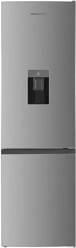 Heinner HC-HM260INVXWDD Koel-vriescombinatie met Waterdispenser – 260 L – Inverter Compressor – Energieklasse D – Elektronische Bediening met Instelbare Thermostaat – Omkeerbare Deuren – Grijs– 5 Jaar Garantie