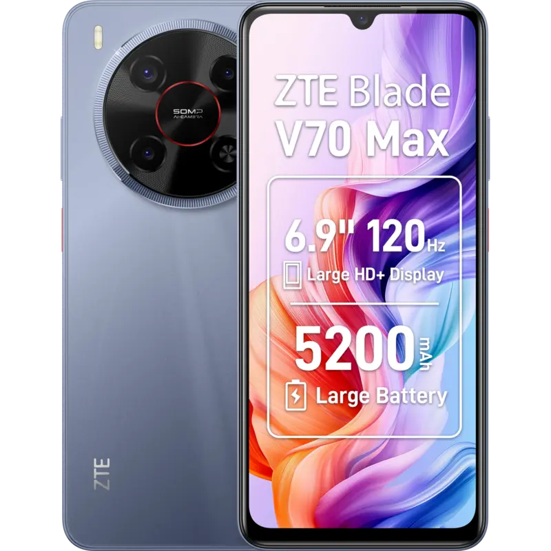 ZTE Blade V70 MAX - 4G - 256 GB Grijs