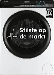 Haier HW90-B14939-DF -De stilste wasmachine op de markt - 9kg - A- Stoombehandeling - Antibacteriële Behandeling (ABT) - 16 programma’s- 10 jaar garantie op onderdelen