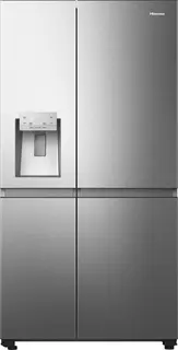 Hisense RS818N4TIC - Amerikaanse koelkast - Energielabel C - Water- & ijsdispenser - Metal Cooling - No Frost - RVS - Multi-Air Flow - Fast Freeze - 36dB (A) - Inverter Compressor - 632 Liter