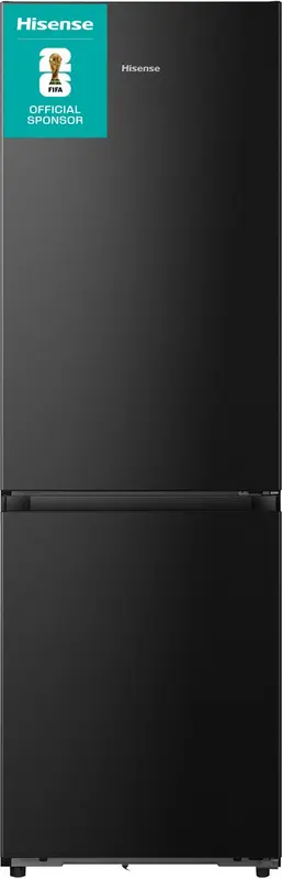 Hisense RB5K330GSFC - Vrijstaande koel-vriescombinatie - 185 cm hoog - 330 liter - Energielabel C - Geluidsniveau 35 dB - LED Display - SuperCool - FastFreeze - Deuralarm - Kinderslot - Interverter Compressor - ConnectLife