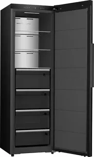 Hisense FT5K310GSFC - Vrijstaande vriezer - No-Frost - 185 cm hoog - 312 liter - Energielabel C - Invriesvermogen 15 kg/24u - Geluidsniveau 35 dB - LED Display - FastFreeze - Deuralarm - Interverter Compressor - ConnectLife