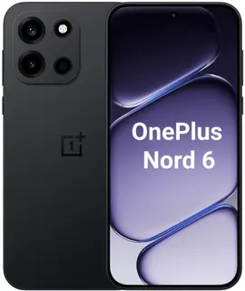OnePlus Nord 6 - 5G Smartphone - 8GB+256GB - 6.78" 165Hz AMOLED - 7500mAh - IP69K - Obsidian Black (Zwart)