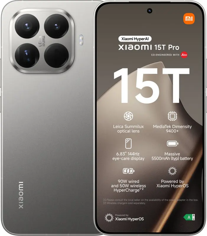 Xiaomi 15T Pro - 12GB/256GB - Grijs