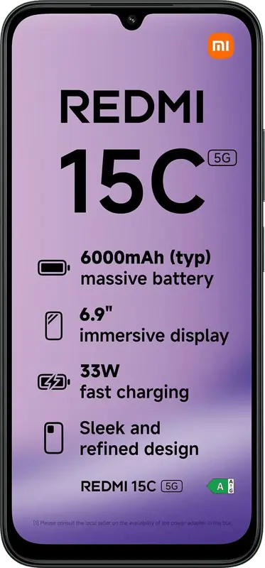 Redmi 15C 256GB Zwart 5G